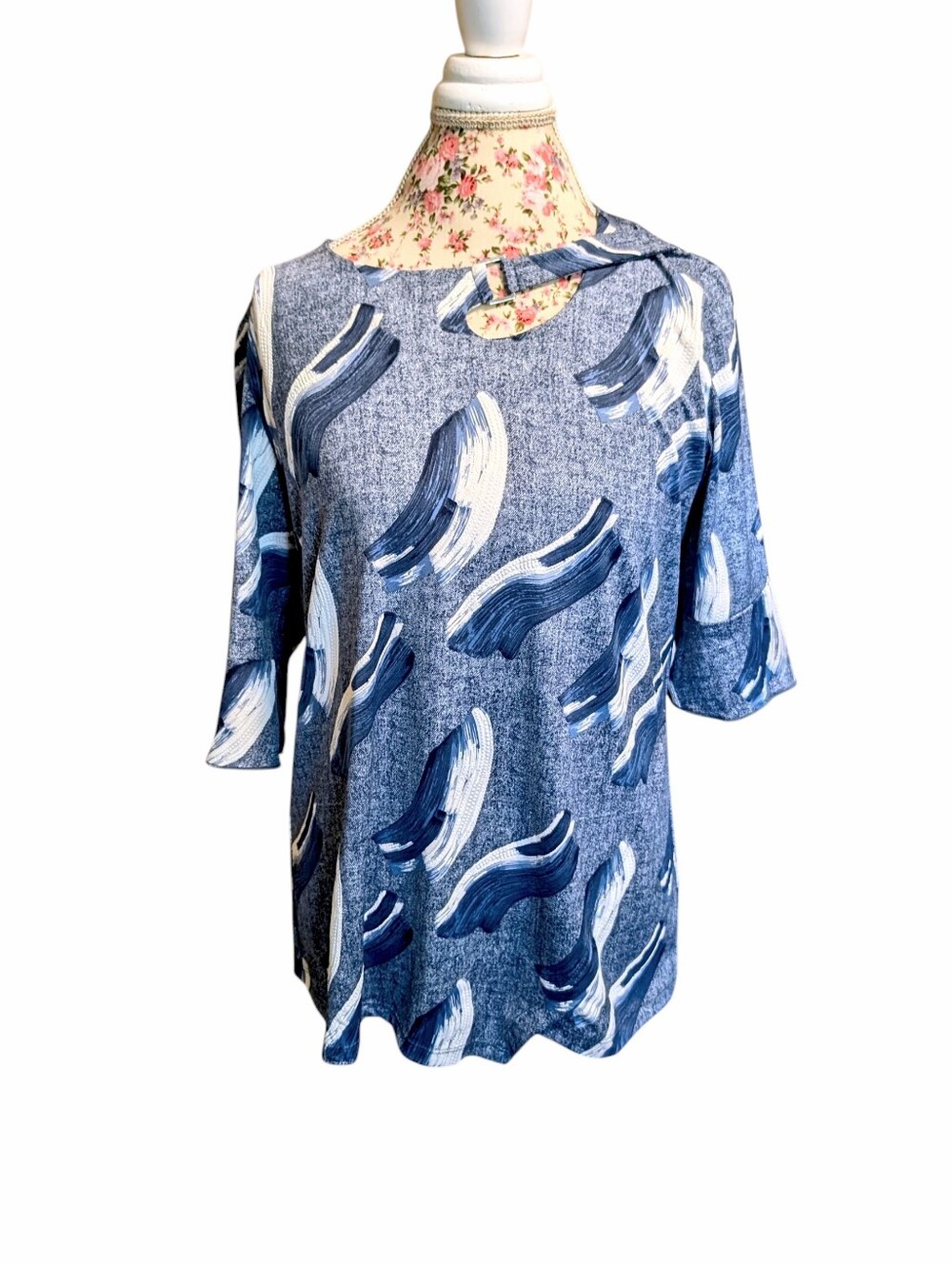 Modes Crystal Paint Stroke Blouse